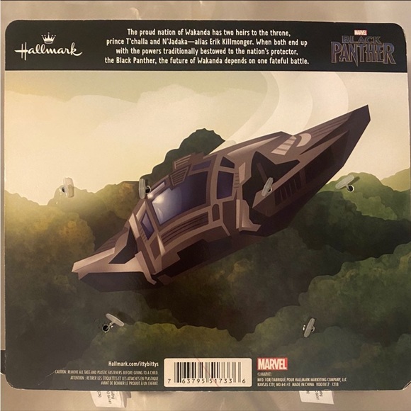 Hallmark Black Panther IttyBittys Lot: Black Panther, Erik Killmonger & Nakia - Picture 6 of 9